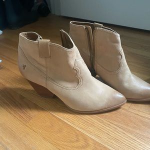 Frye leather booties size 10.5